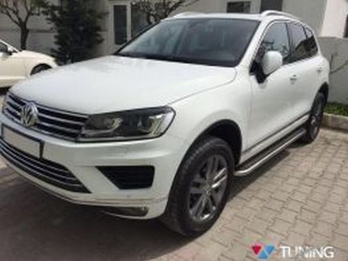 Пороги бічні VW Touareg II (7P; 10-18) - Maydos V2 Krom 4