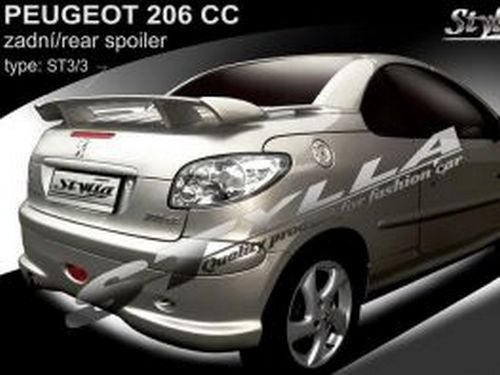 Спойлер багажника Peugeot 206 CC (2000-) 2