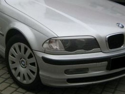 Реснички на фары BMW E46 (1998-2003) прямые 2