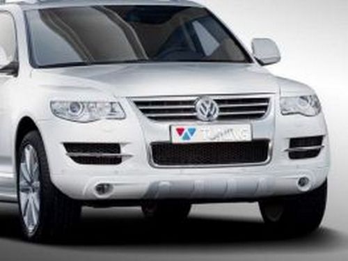 Реснички на фары VW Touareg I (06-10) рестайлинг 2