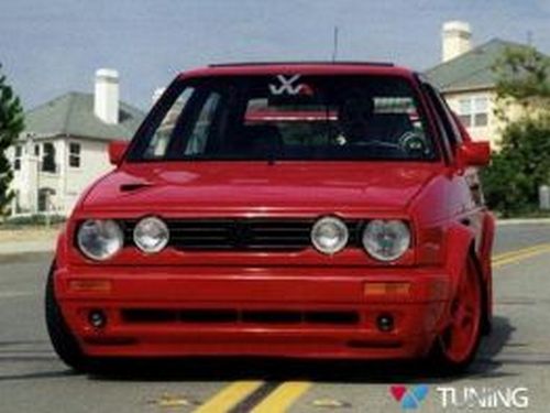 Бедлук верхний VW Golf II (83-92) - с вырезами 4 фары 2