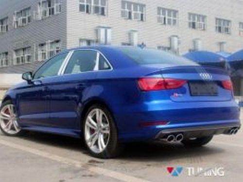 Лип спойлер багажника AUDI A3 8V (2012+) Sedan - S-Line (под покраску) 6 6