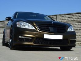 Спліттер передній Mercedes S W221 AMG (09-13) рестайлінг 3