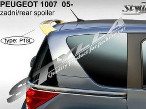 Спойлер - козырёк PEUGEOT 1007 (04-09) 3D 2