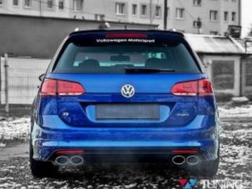 Накладка на задній спойлер VW Golf VII R (13-20) Універсал 5