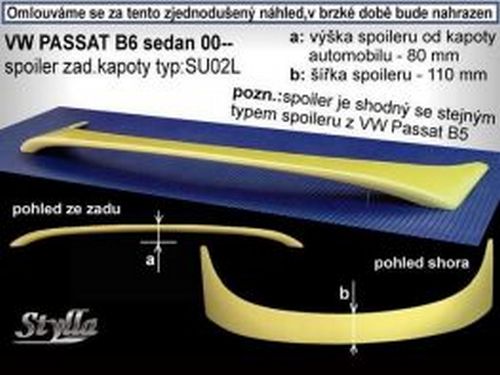 Спойлер VW Passat B5 (96-05) Sedan STYLLA 3