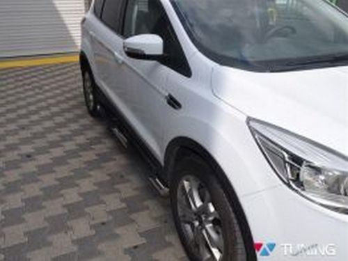 Пороги боковые Ford Kuga II (13-19) - трубы 4