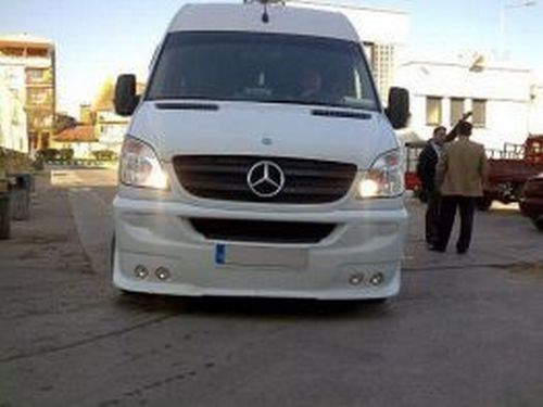 Накладка передняя MERCEDES Sprinter W906 (06-12) - 4 ПТФ 2