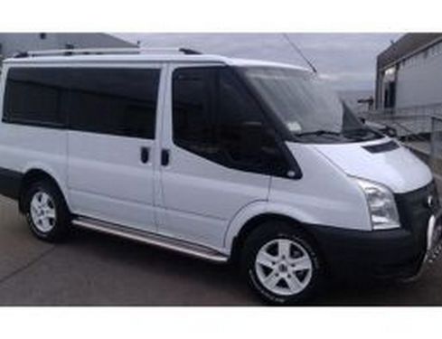 Рейлинги на крышу FORD Transit (2003-2014) хром 5