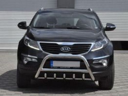 Кенгурятник Kia Sportage III (SL; 10-15) - с грилем 2