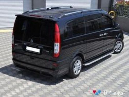 Пороги боковые Mercedes Vito W639 (03-14) - Dolunay 4