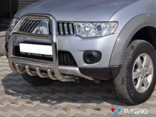 Кенгурятник Mitsubishi L200 IV (06-15) – високий 3