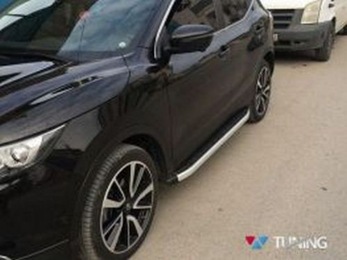 Пороги бічні Nissan Qashqai II (J11; 14-21) - Dolunay 2