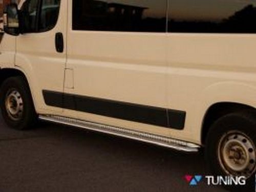 Пороги боковые Fiat Ducato (2006-) - Premium серия 3