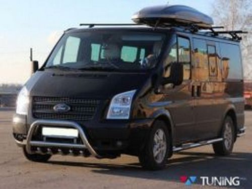 Кенгурятник Ford Transit III (Mk7; 06-14) - с грилем 4