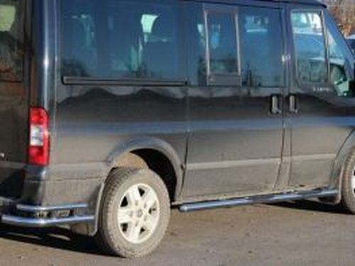 Пороги боковые Ford Transit III (00-14) - трубы 3