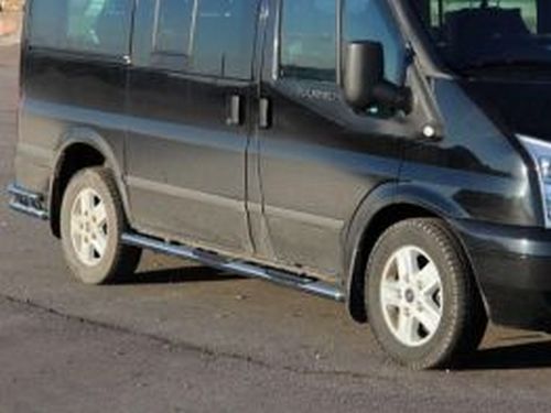 Пороги боковые Ford Transit III (00-14) - трубы 4