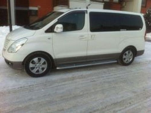 Пороги боковые Hyundai H300 (2008-) - Premium 4