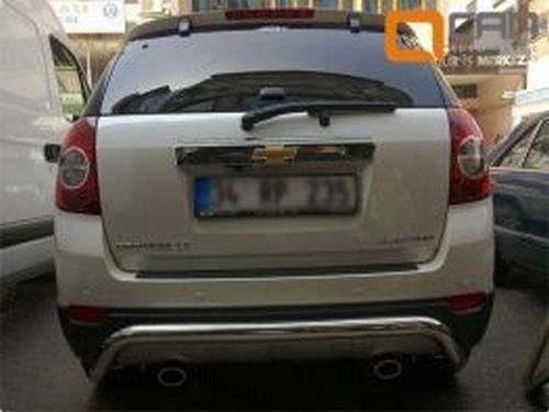 Защита задняя Chevrolet Captiva I (06-18) - труба гнутая 4