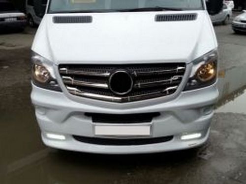 Накладка передняя MERCEDES Sprinter W906 (13-18) - LED 8