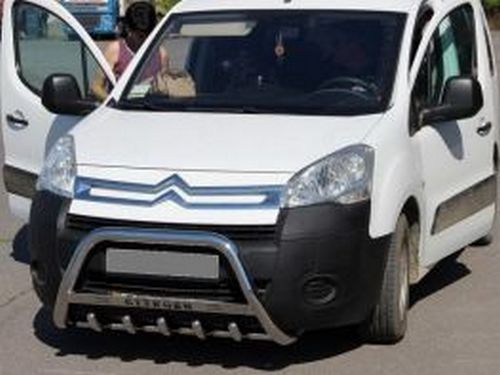 Кенгурятник Citroen Berlingo II (08-18) - с надписью 4