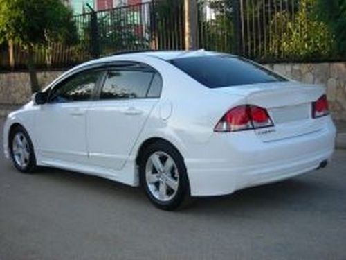 Накладки на пороги HONDA Civic VIII (06-12) Sedan - Mügen стиль 3