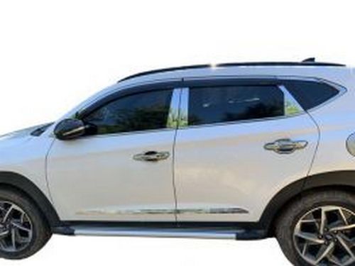 Хром молдинги дверних стійок Hyundai ix35 (10-15) 2