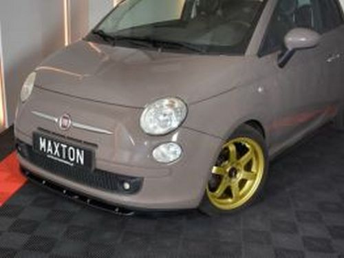 Сплиттер передний Fiat 500 (07-14) 3