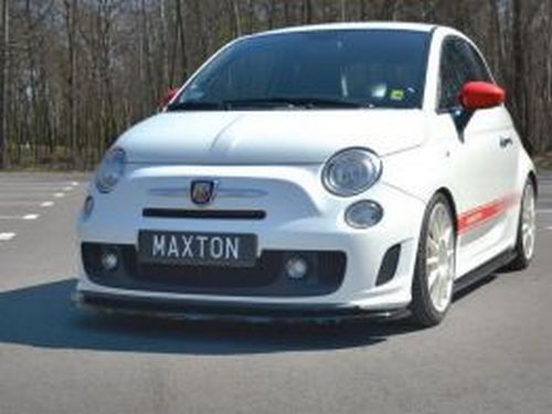 Спліттер передній Fiat 500 Abarth (08-12) 3