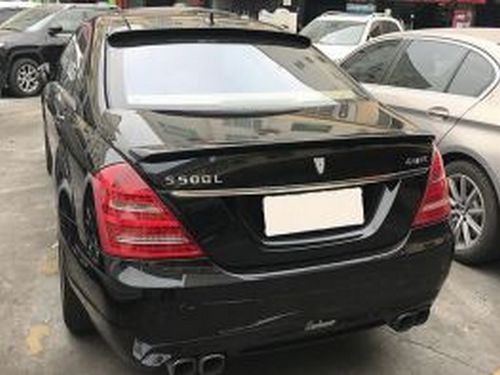 Спойлер на стекло MERCEDES S W221 - бленда (ABS) 3 3