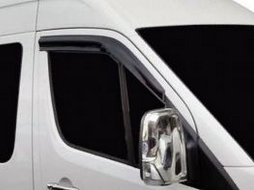 Дефлекторы окон Mercedes Sprinter W906 (06-18) - Sunplex Sport (накладные) 4