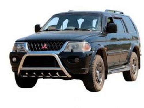 Кенгурятник Mitsubishi Pajero Sport I (96-08) - стандарт с грилем 3