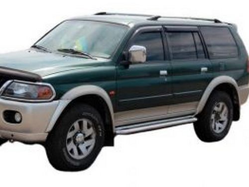 Пороги боковые Mitsubishi Pajero Sport I (96-08) - Premium 4