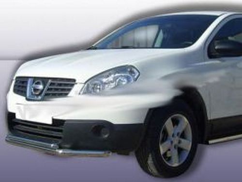 Защита передняя Nissan Qashqai I (J10; 07-13) - труба двойная 2