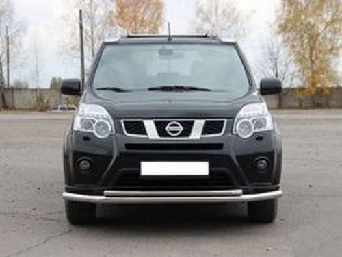 Защита передняя Nissan X-Trail T31 (07-14) - труба двойная 3