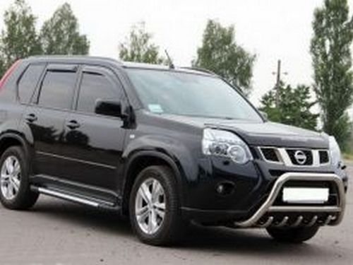 Кенгурятник Nissan X-Trail T31 (07-13) - с грилем 2