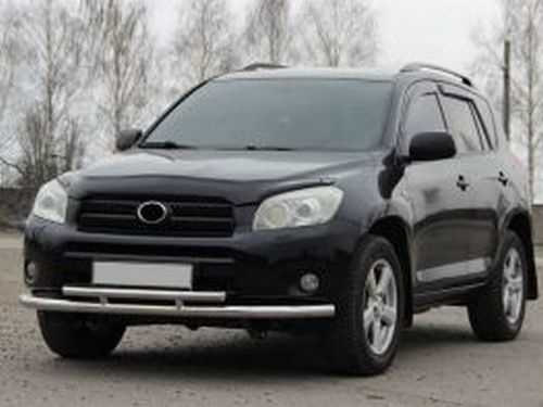 Защита передняя Toyota Rav4 III (06-12) - труба двойная 4