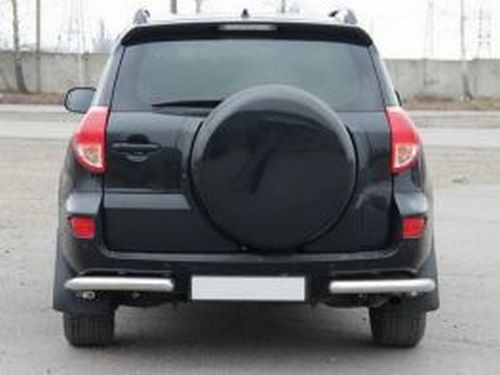 Защита задняя Toyota Rav4 III (06-12) - углы одинарные 3