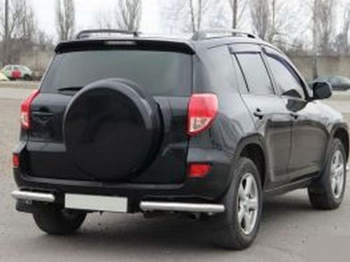 Защита задняя Toyota Rav4 III (06-12) - углы одинарные 4