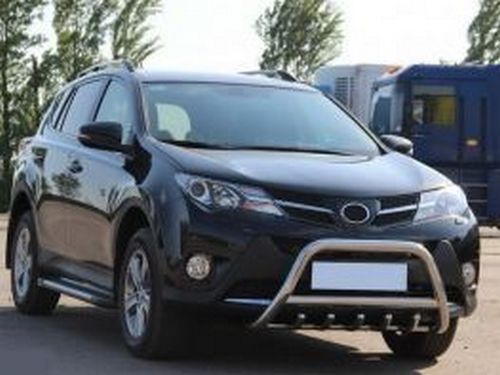 Кенгурятник Toyota Rav4 IV (13-18) - с грилем 4