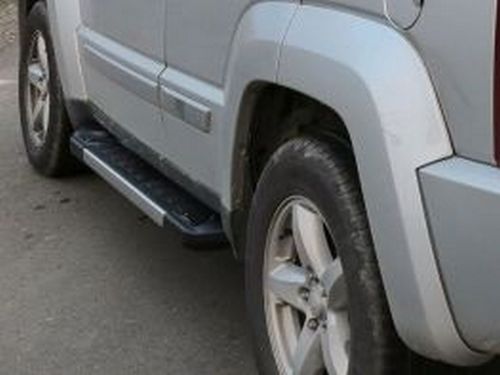 Пороги бічні VW Amarok (10-) - RedLine серія 4