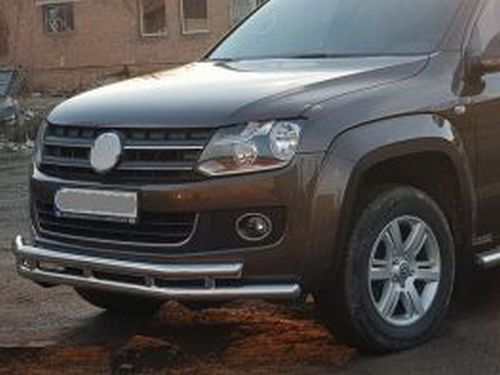 Защита передняя VW Amarok (10-) - труба двойная 4