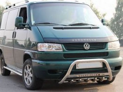 Кенгурятник VW T4 (90-03) - с грилем и перемычкой 2