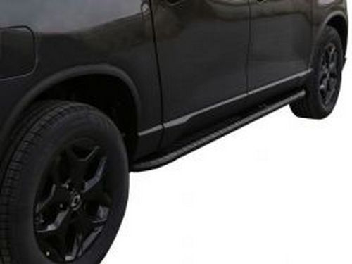 Пороги боковые Ford Custom (13-/18-) - Bosphorus Black серия 3