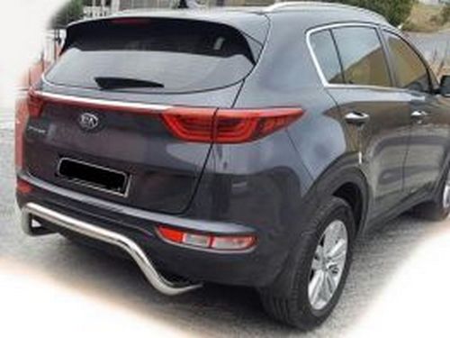 Защита задняя Kia Sportage IV (QL; 16-21) - труба гнутая 4