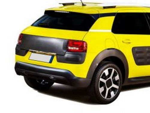 Хром накладка над номером Citroen C4 Cactus (14-18) 2