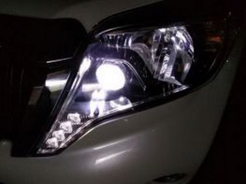 Фары TOYOTA Prado 150 (2014+) - LED DRL диодные 8 8