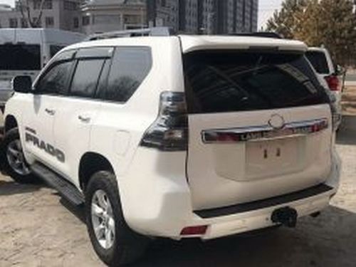 Подиум (накладка) под задний номер TOYOTA Prado 150 - стиль 2018 3 3