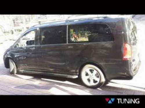 Пороги боковые Mercedes Vito / V W447 (14-) - Almond Black 8