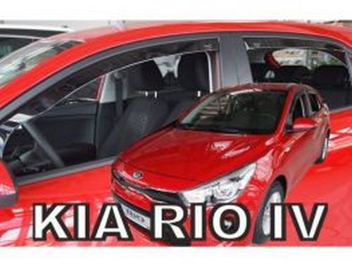 Дефлекторы окон Kia Rio IV (17-) 5D Htb - Heko (вставные) 4